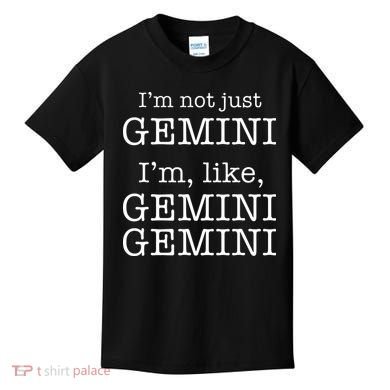 Gemini Gemini Gemini AF Funny Zodiac Birthday Gift Kids T-Shirt