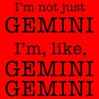 Gemini Gemini Gemini AF Funny Zodiac Birthday Gift Santa Hat thumb 1
