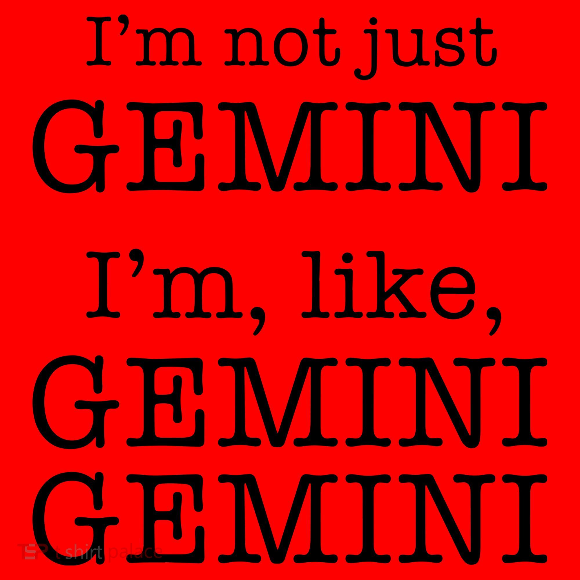 Gemini Gemini Gemini AF Funny Zodiac Birthday Gift Santa Hat