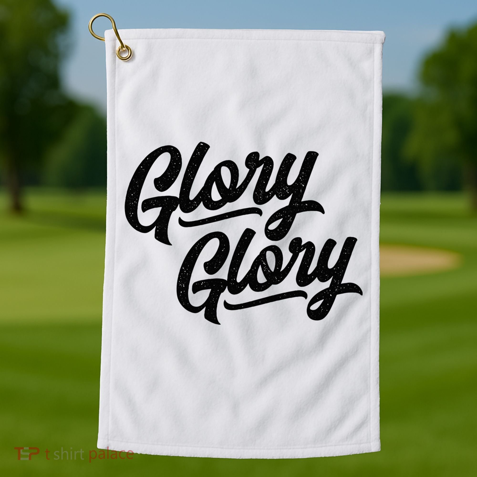 Glory Glory Georgia Rally Fight Song Golf Towel