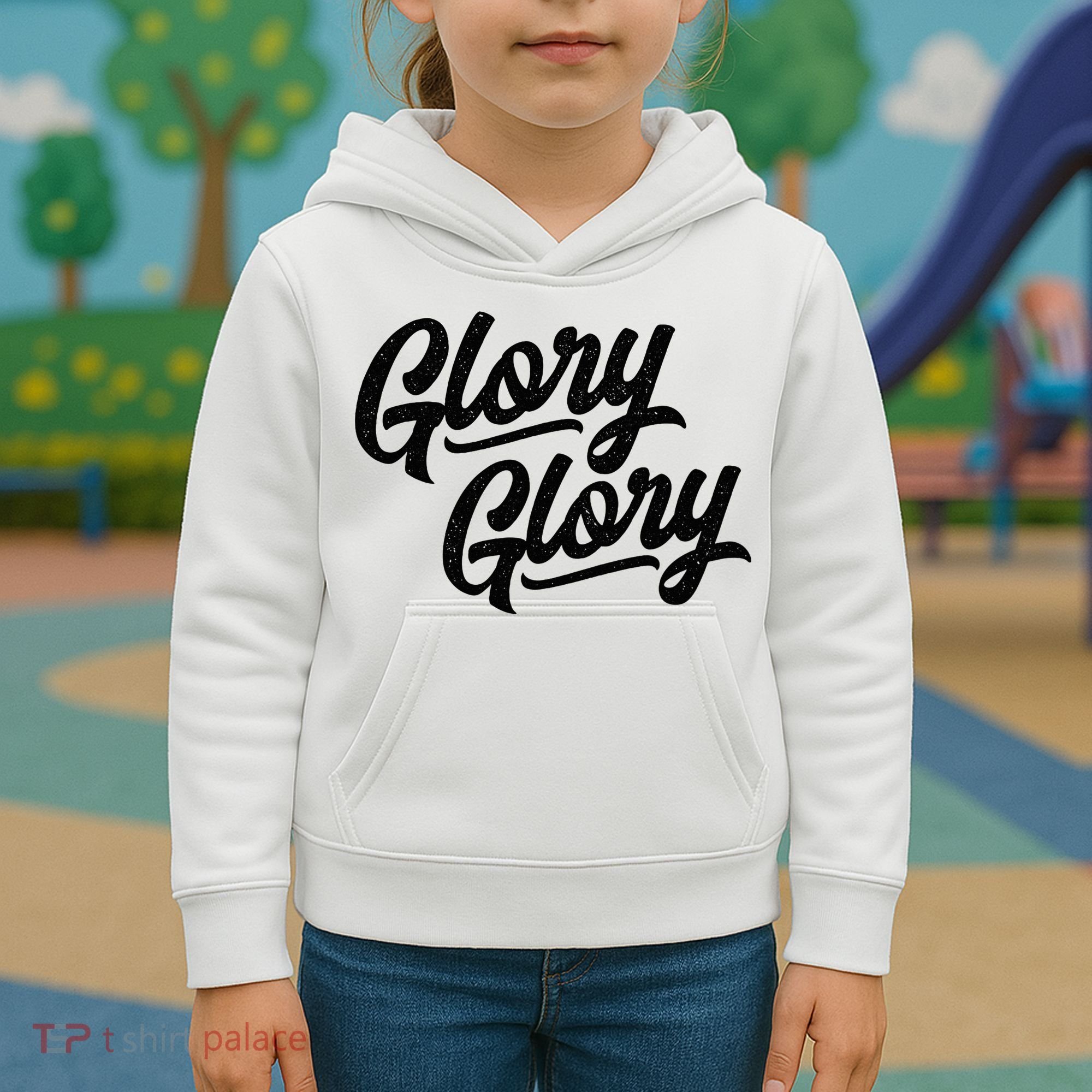 Glory Glory Georgia Rally Fight Song Kids Hoodie