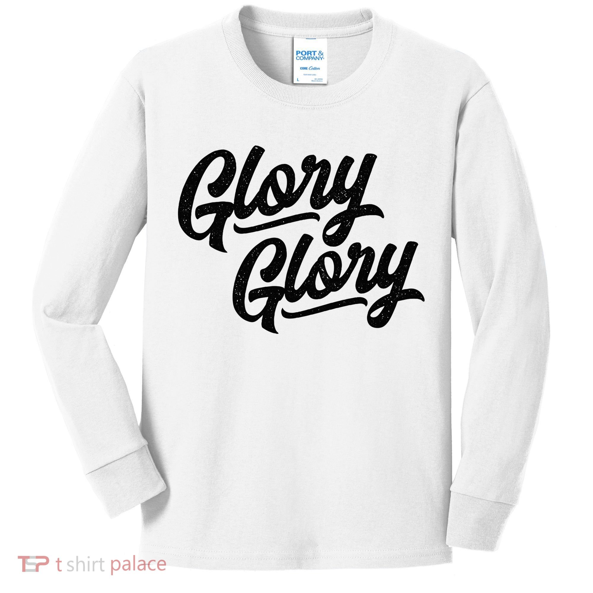 Glory Glory Georgia Rally Fight Song Kids Long Sleeve Shirt