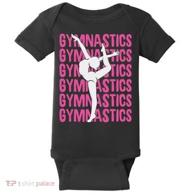 Gymnastics Gymnast Baby Bodysuit