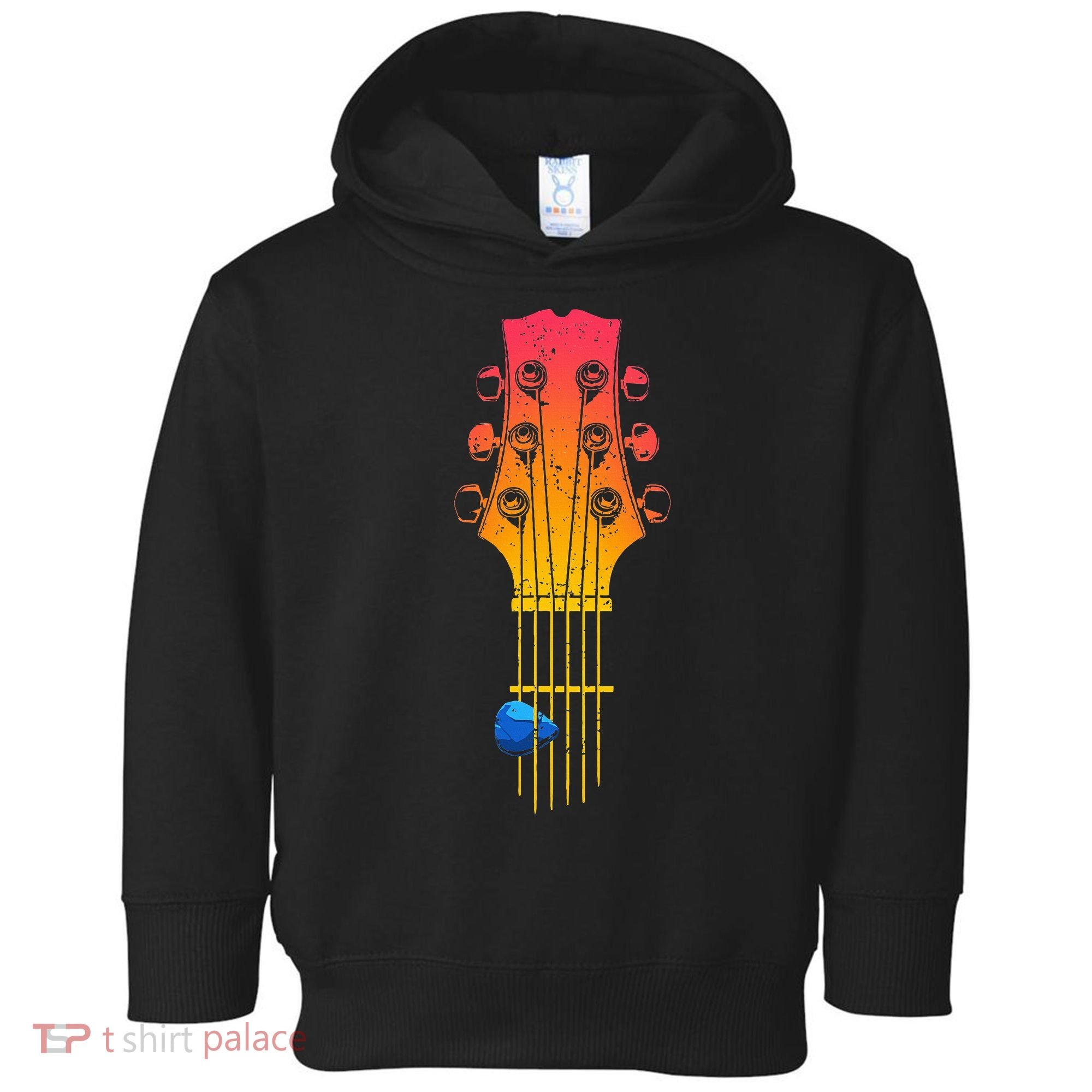 Guitar Guitarist Toddler Hoodie