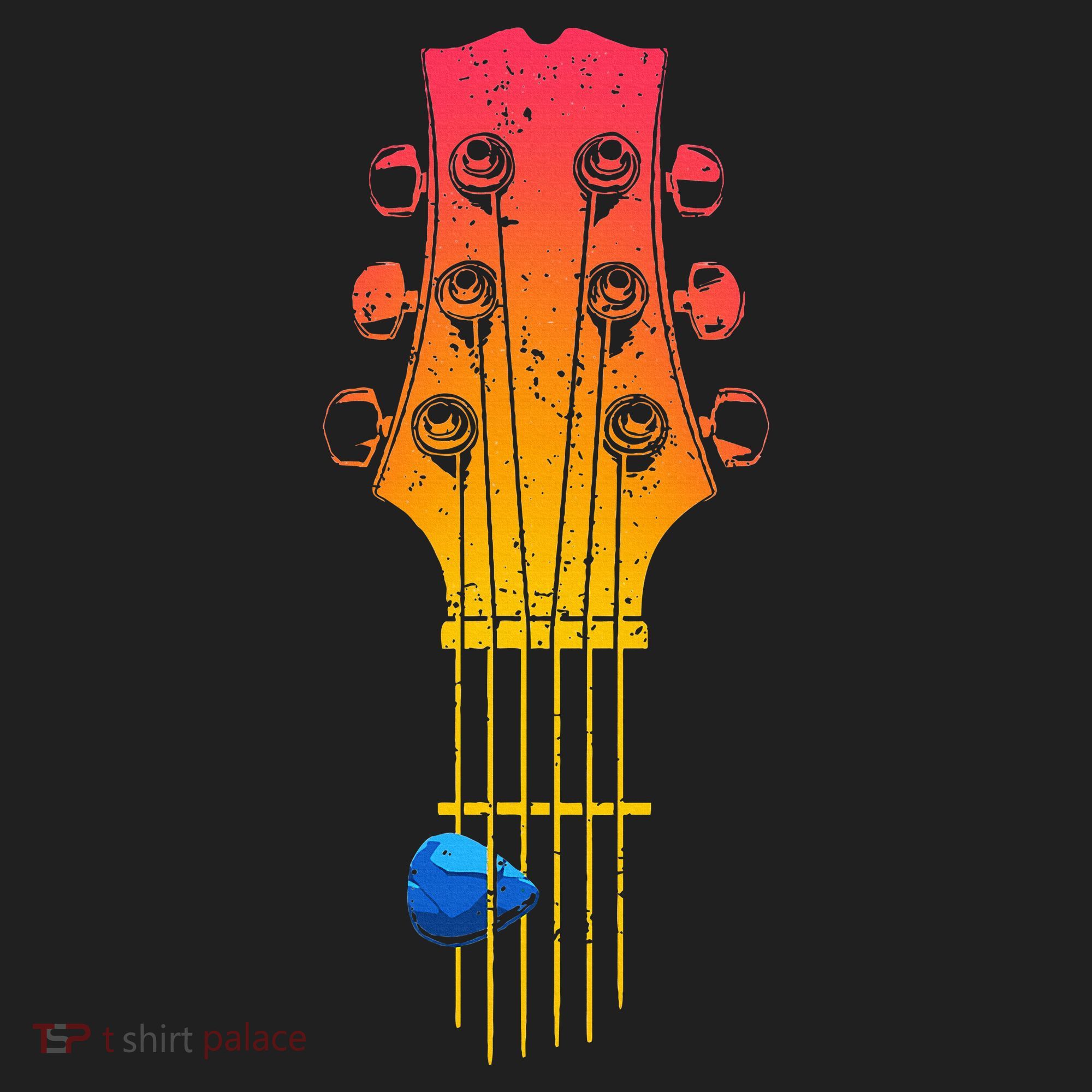 Guitar Guitarist Golf Towel