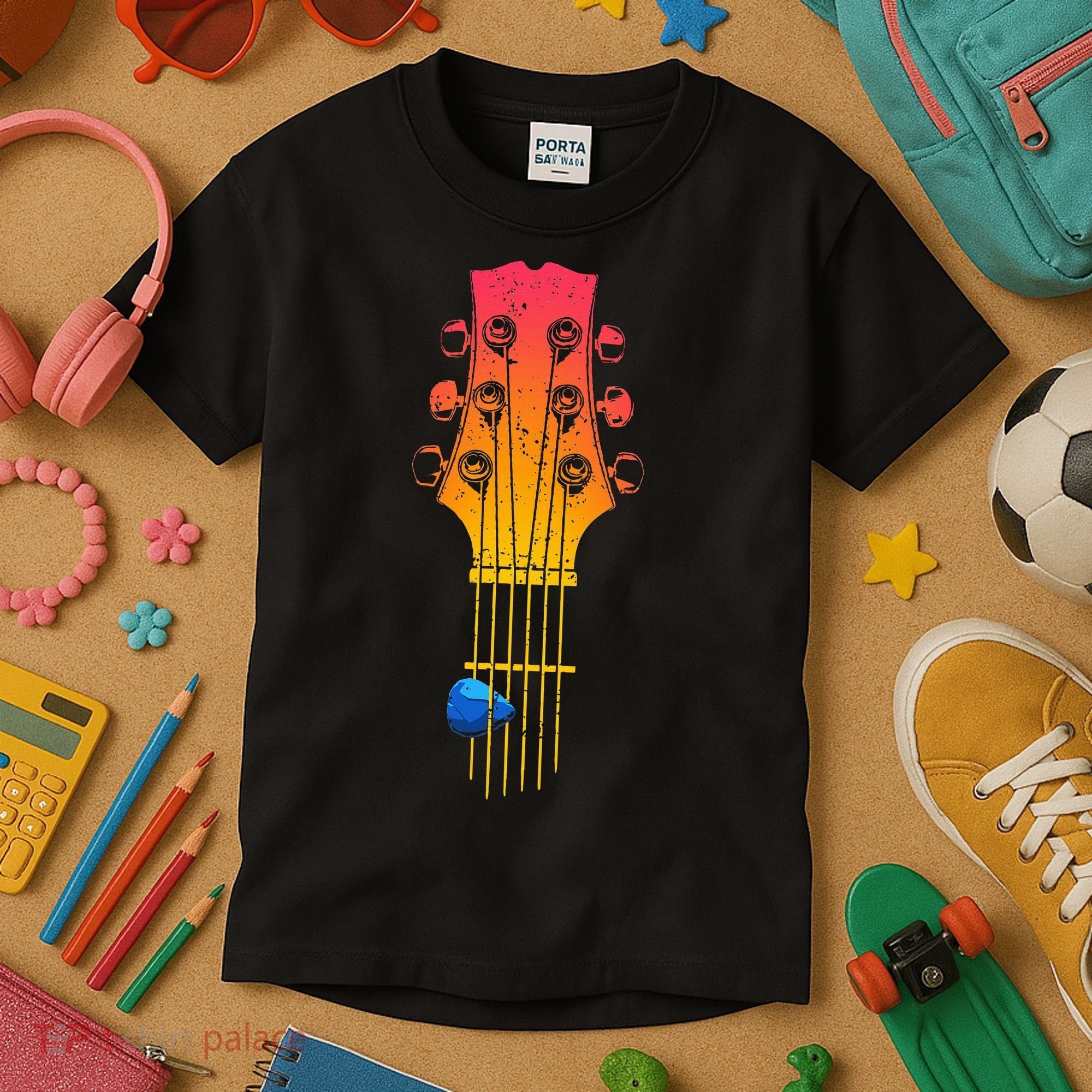 Guitar Guitarist Kids T-Shirt