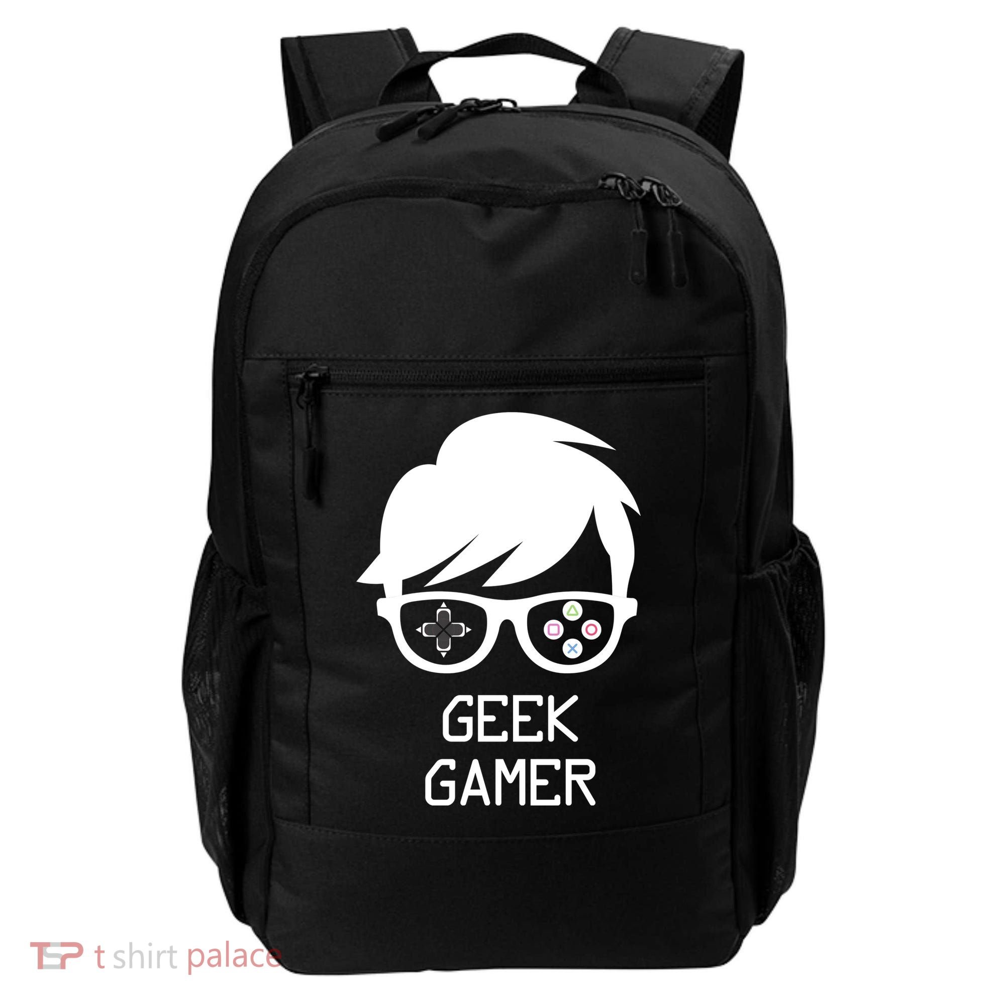 Geek Gamer Gaming Gift For Him Backpack