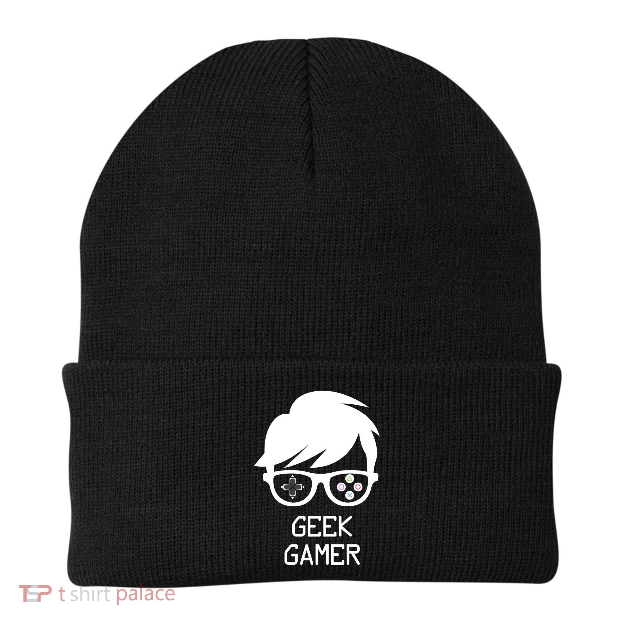 Geek Gamer Gaming Gift For Him Beanie