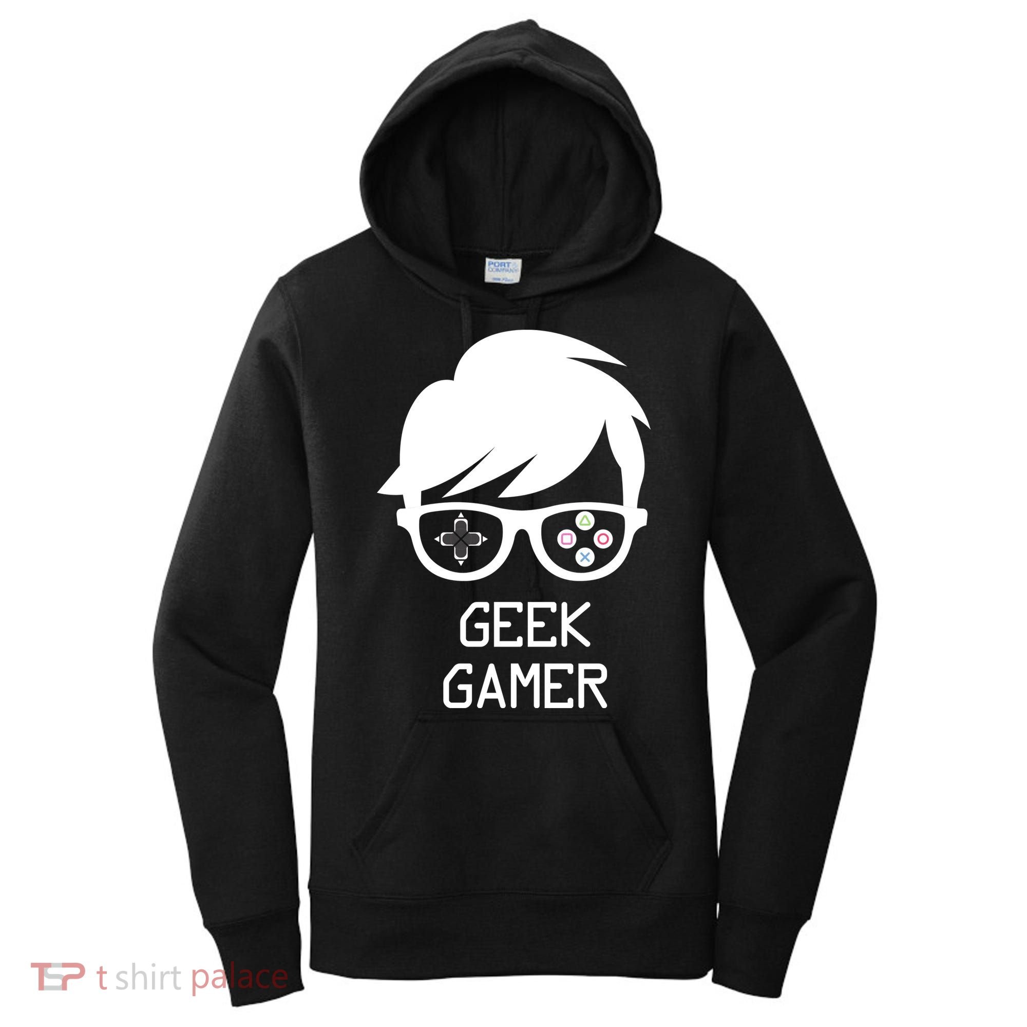 Geek Gamer Gaming Gift For Him Women's Hoodie