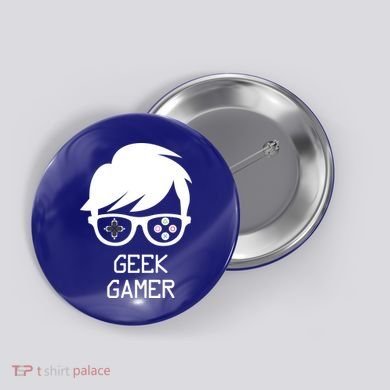 Geek Gamer Gaming Gift For Him Button