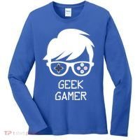 Geek Gamer Gaming Gift For Him Women's Long Sleeve Shirt thumb 0