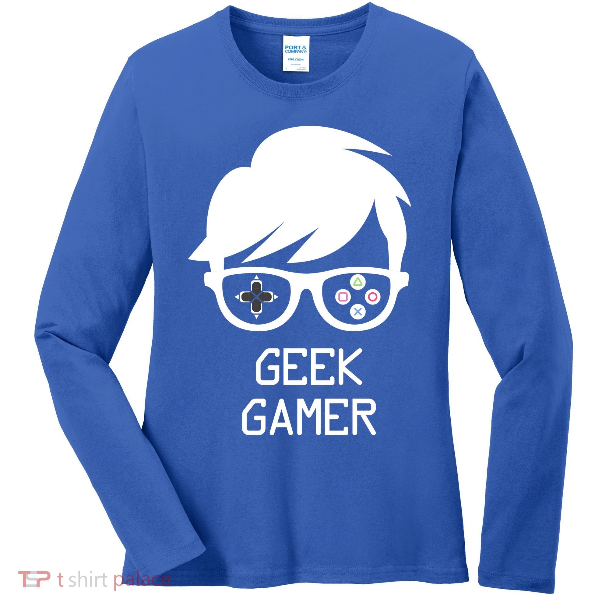Geek Gamer Gaming Gift For Him Women's Long Sleeve Shirt