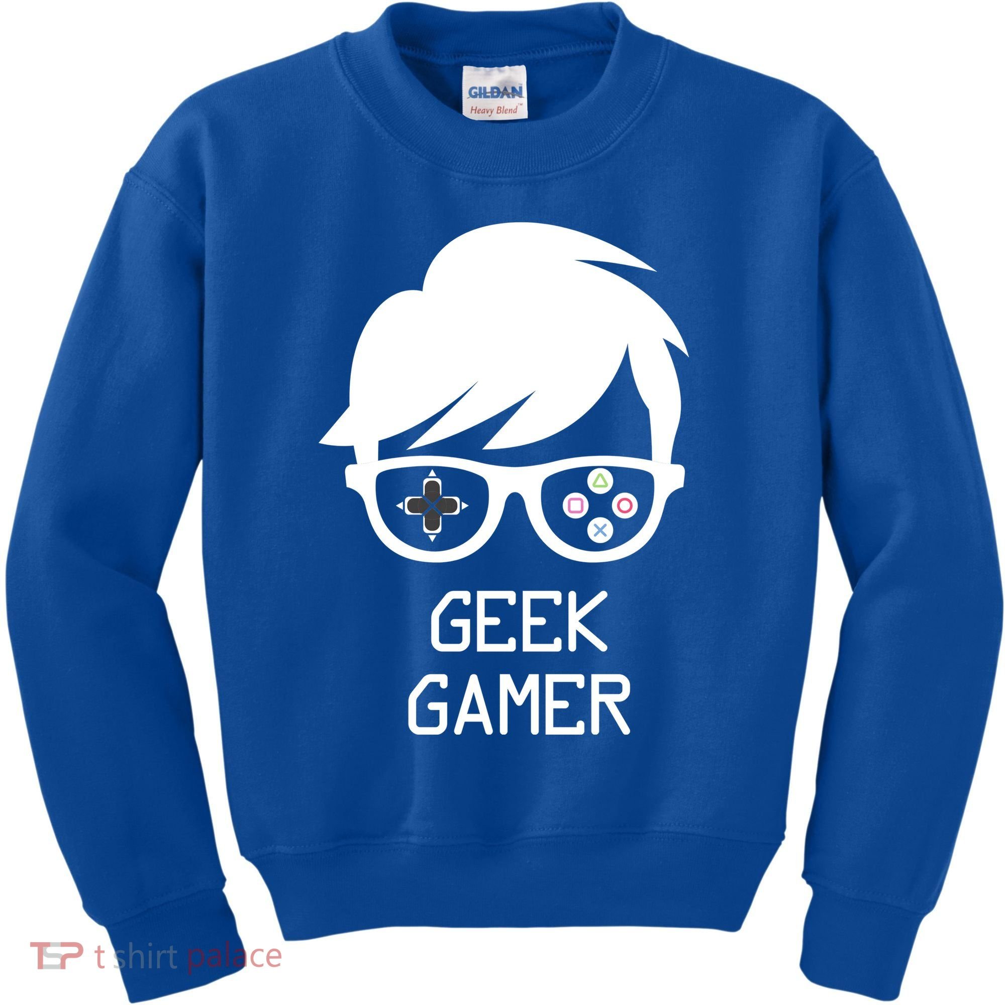 Geek Gamer Gaming Gift For Him Kids Sweatshirt