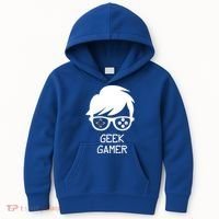 Geek Gamer Gaming Gift For Him Kids Hoodie thumb 0
