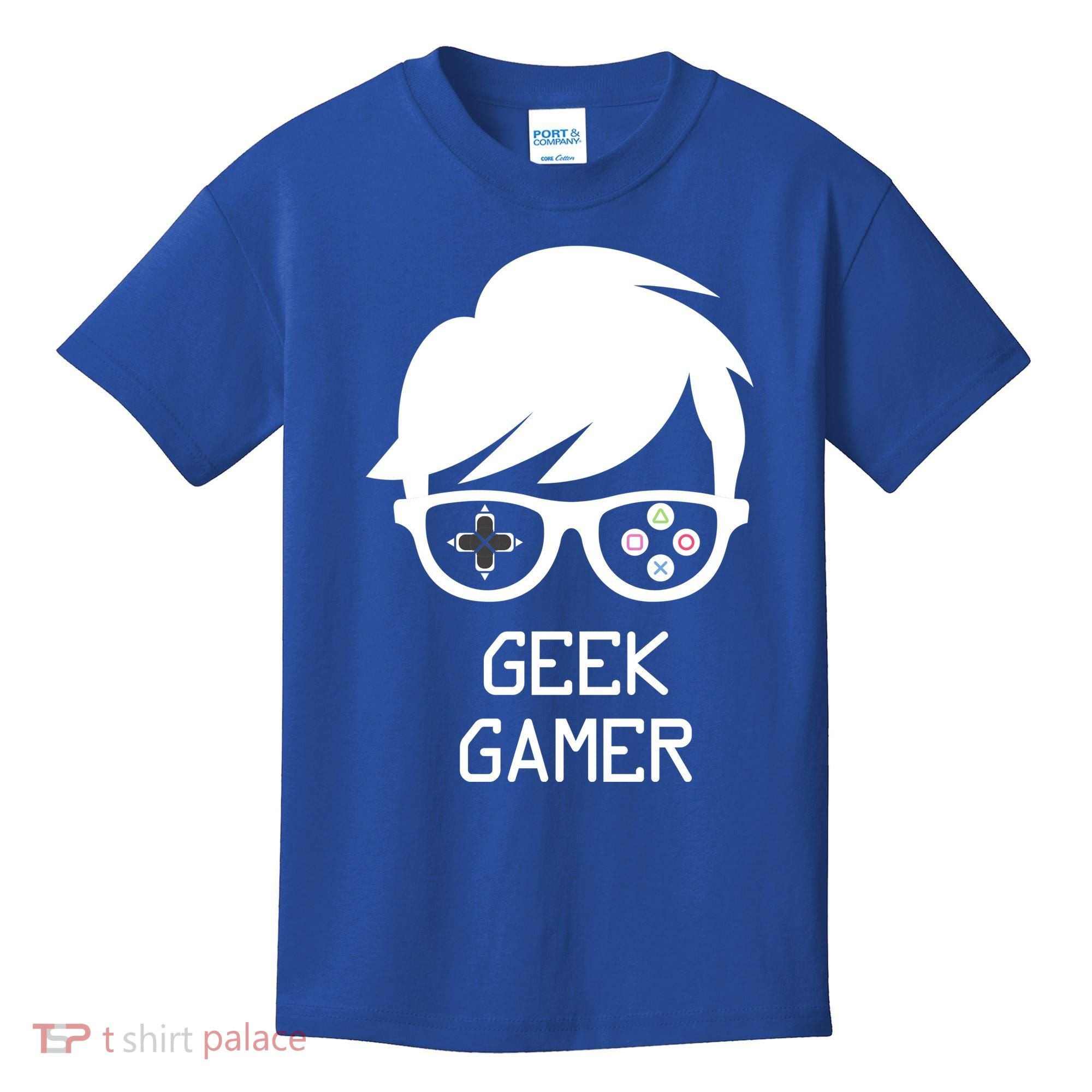Geek Gamer Gaming Gift For Him Kids T-Shirt