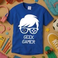 Geek Gamer Gaming Gift For Him Kids T-Shirt thumb 3