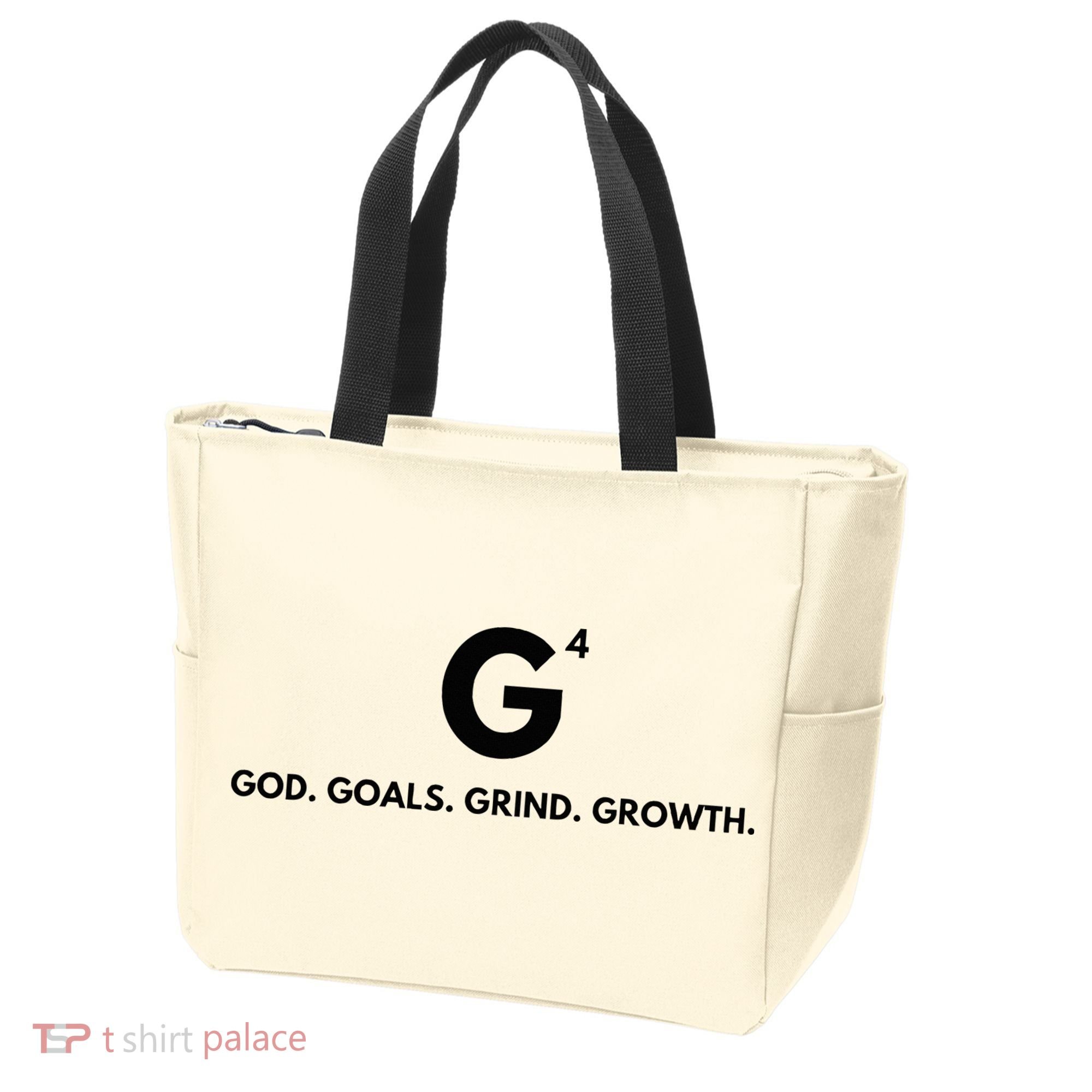 G4 God. Goals. Grind. Growth. Tote Bag