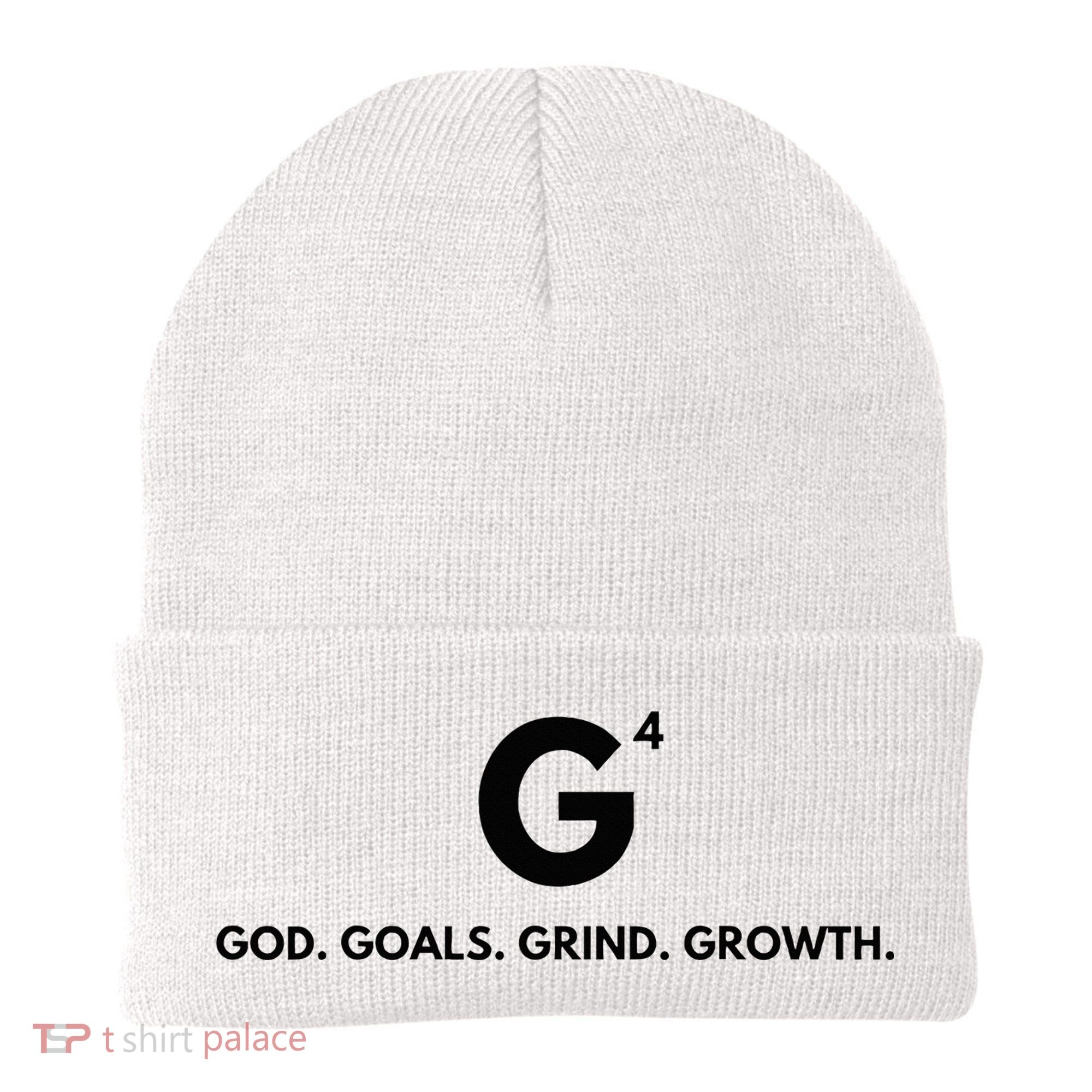 G4 God. Goals. Grind. Growth. Beanie