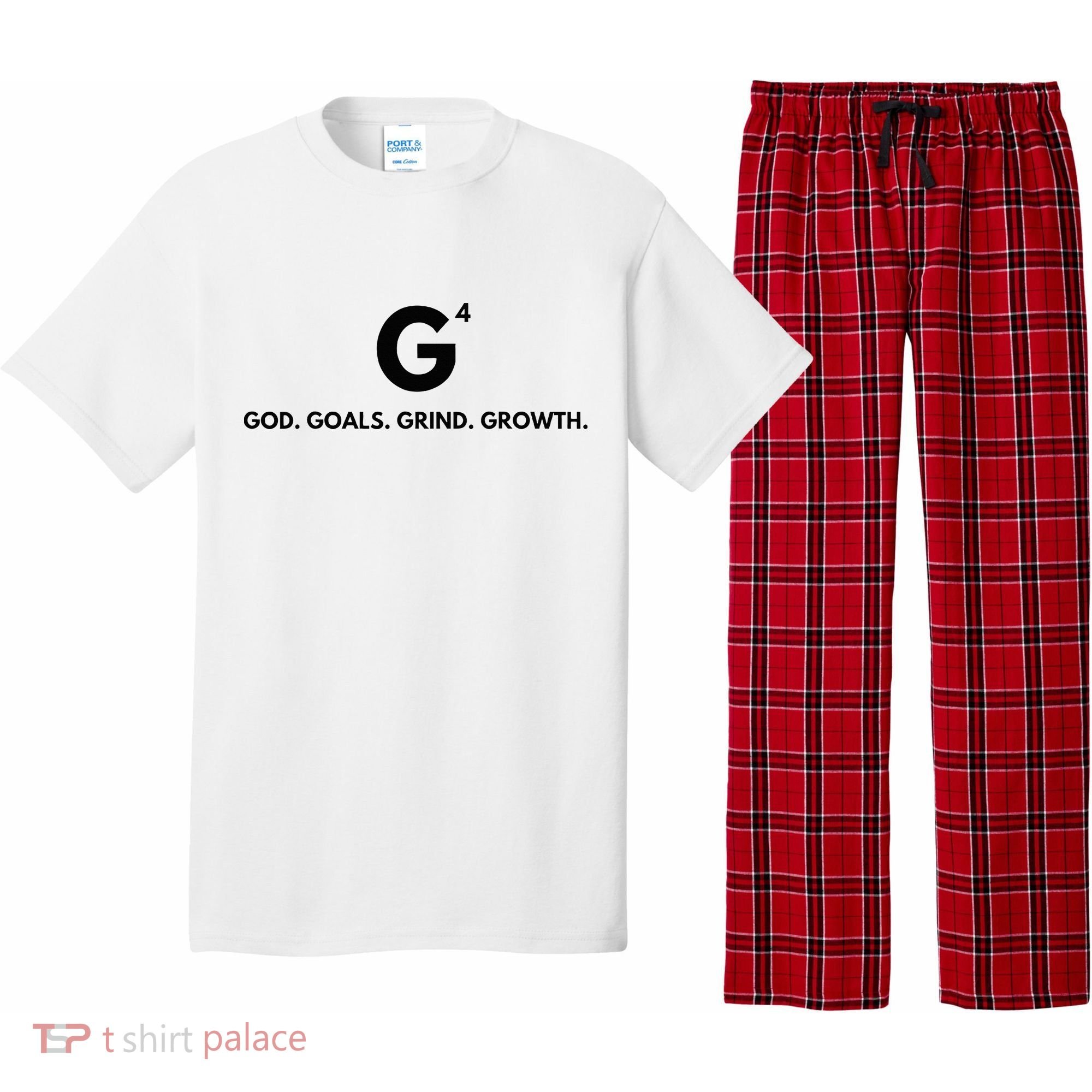 G4 God. Goals. Grind. Growth. Pajama Set