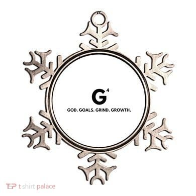 G4 God. Goals. Grind. Growth. Ornament