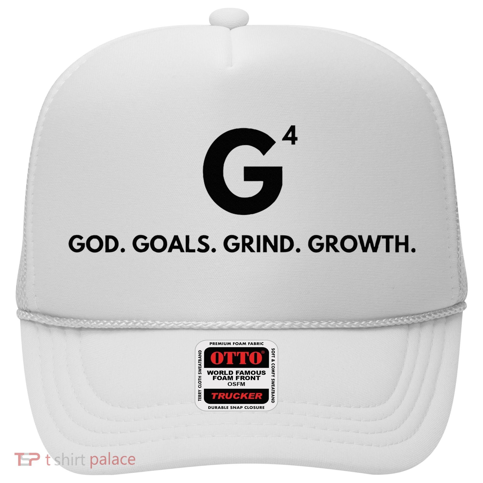 G4 God. Goals. Grind. Growth. Hat