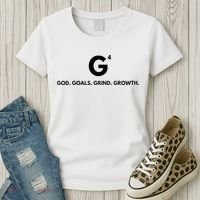 G4 God. Goals. Grind. Growth. Women's T-Shirt thumb 3