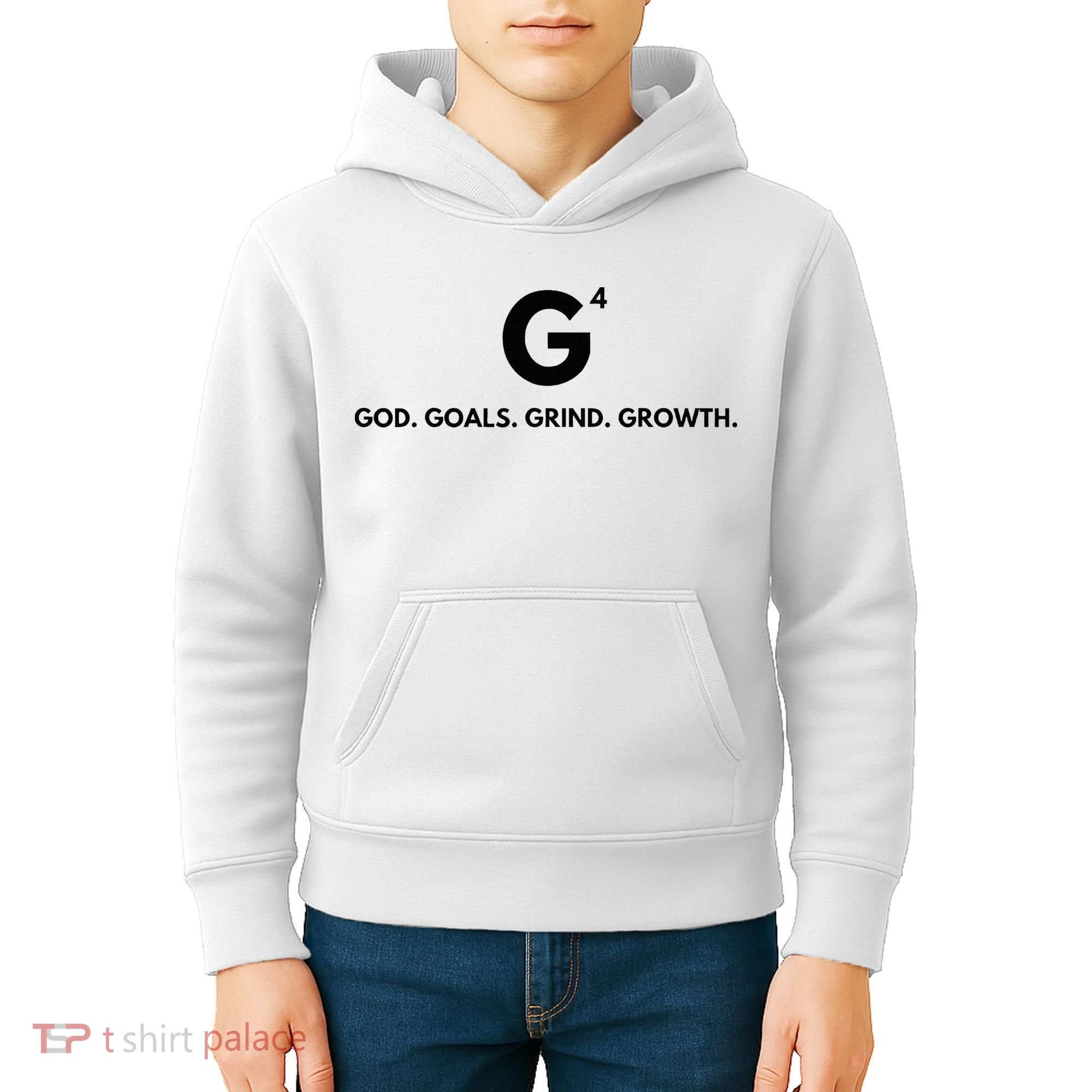 G4 God. Goals. Grind. Growth. Kids Hoodie