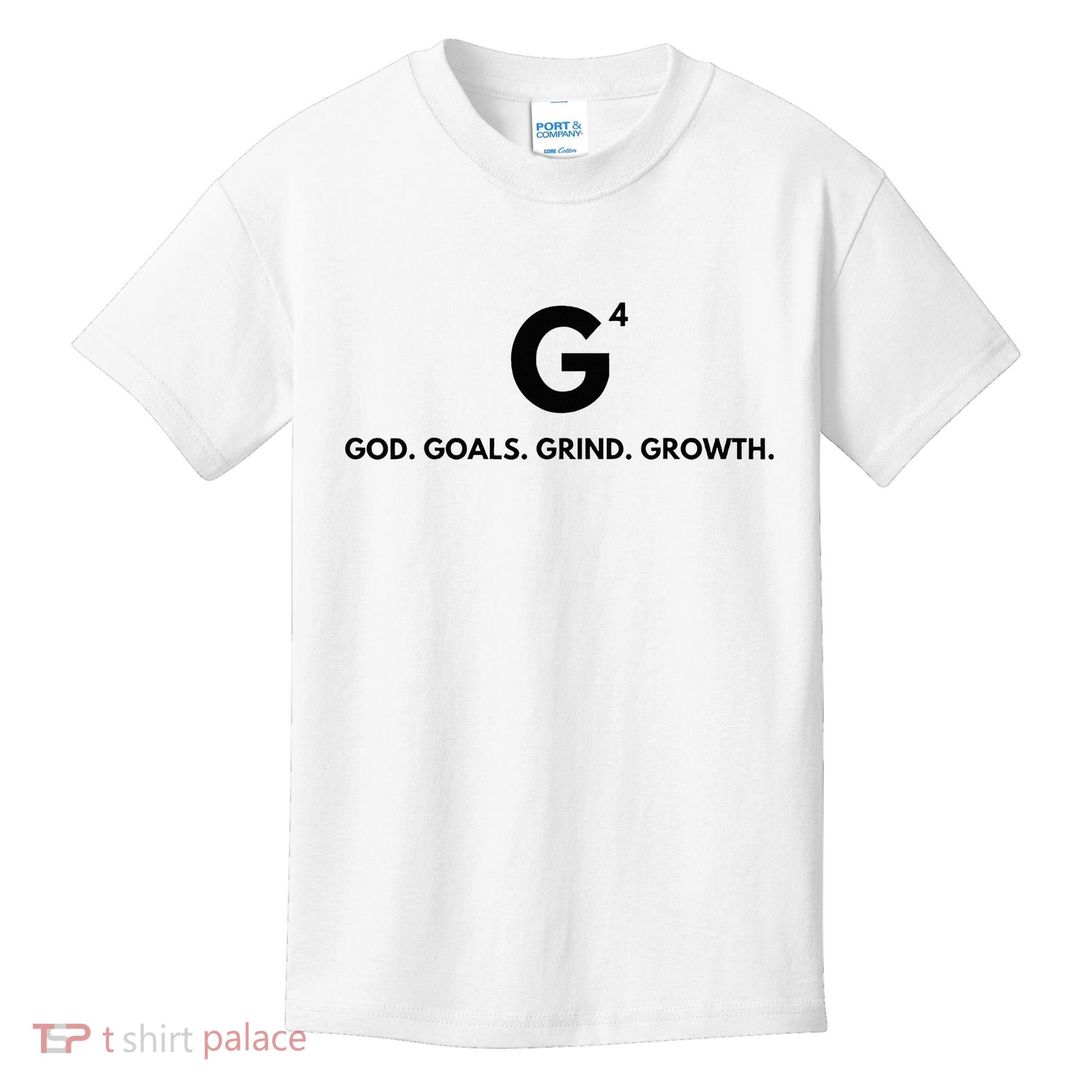 G4 God. Goals. Grind. Growth. Kids T-Shirt