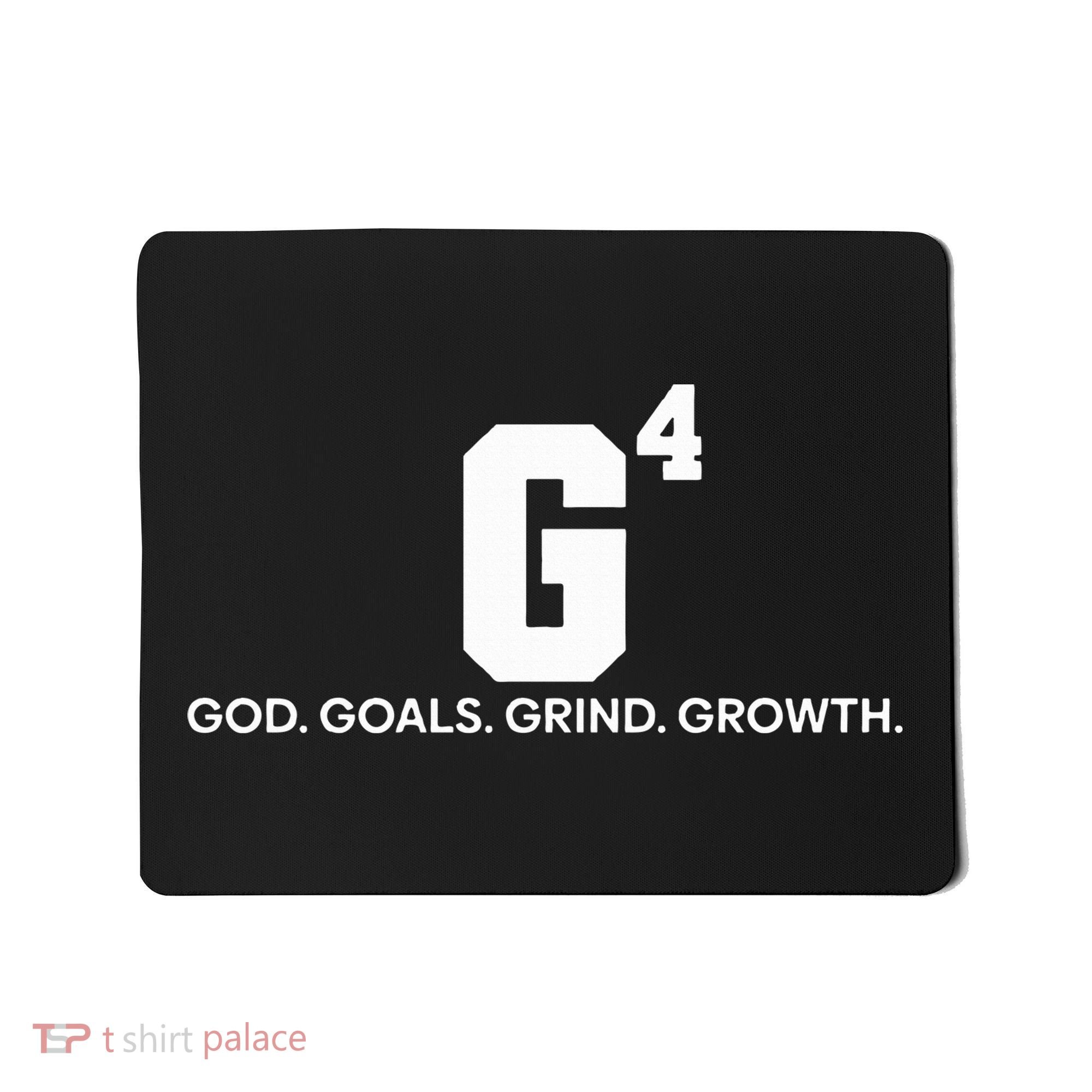 G4 God Goals Grind Growth Funny Christian Mousepad