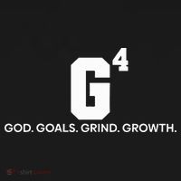 G4 God Goals Grind Growth Funny Christian Ornament thumb 1