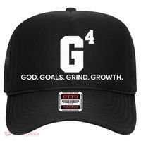 G4 God Goals Grind Growth Funny Christian Hat thumb 0