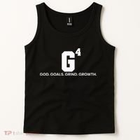G4 God Goals Grind Growth Funny Christian Tank Top thumb 2