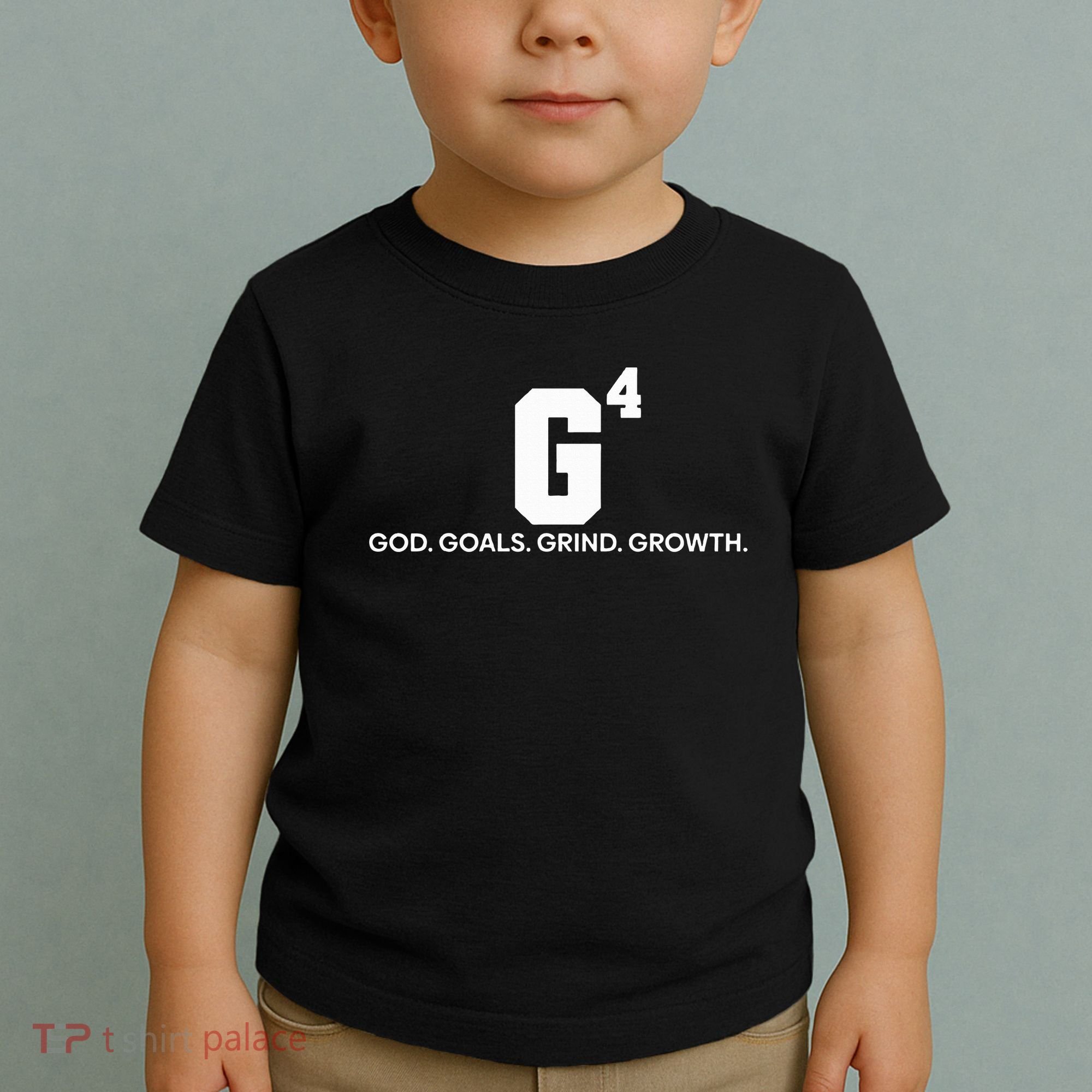 G4 God Goals Grind Growth Funny Christian Toddler T-Shirt