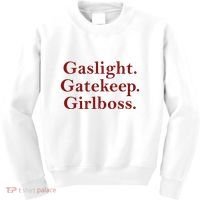 Gaslight Gatekeep Girlboss Kids Sweatshirt thumb 0