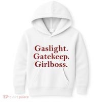 Gaslight Gatekeep Girlboss Kids Hoodie thumb 0