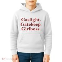 Gaslight Gatekeep Girlboss Kids Hoodie thumb 4