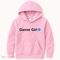 Gamer Girl Kids Hoodie thumb 0