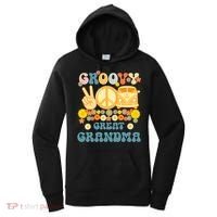 Groovy Great Grandma Retro Matching Family Baby Shower Women's Hoodie thumb 0