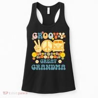Groovy Great Grandma Retro Matching Family Baby Shower Women's Tank Top thumb 0
