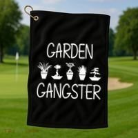 Garden Gangster Golf Towel thumb 1