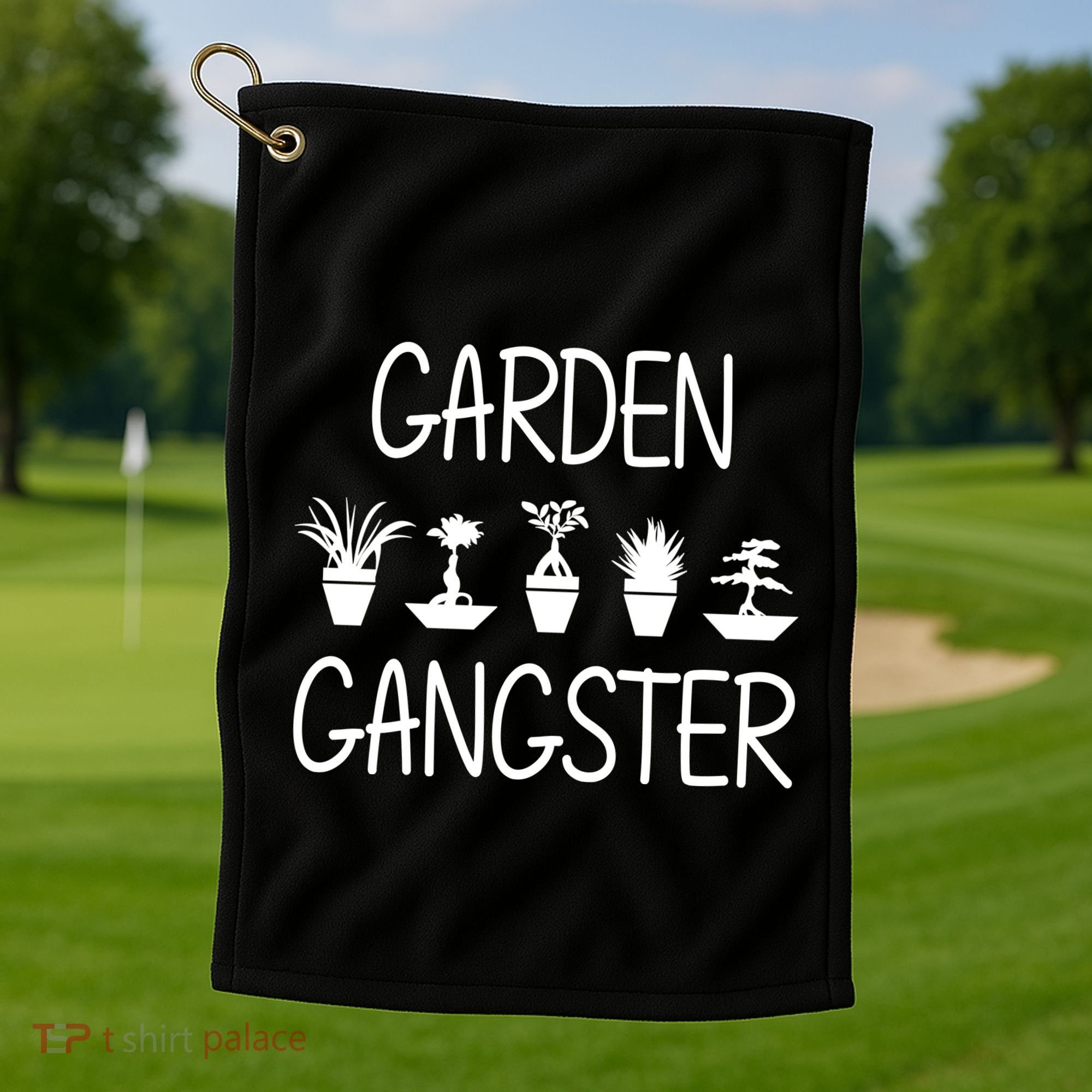 Garden Gangster Golf Towel