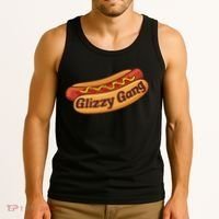 Glizzy Gang Gladiator Gobbler Funny Hot Dog Tank Top thumb 3