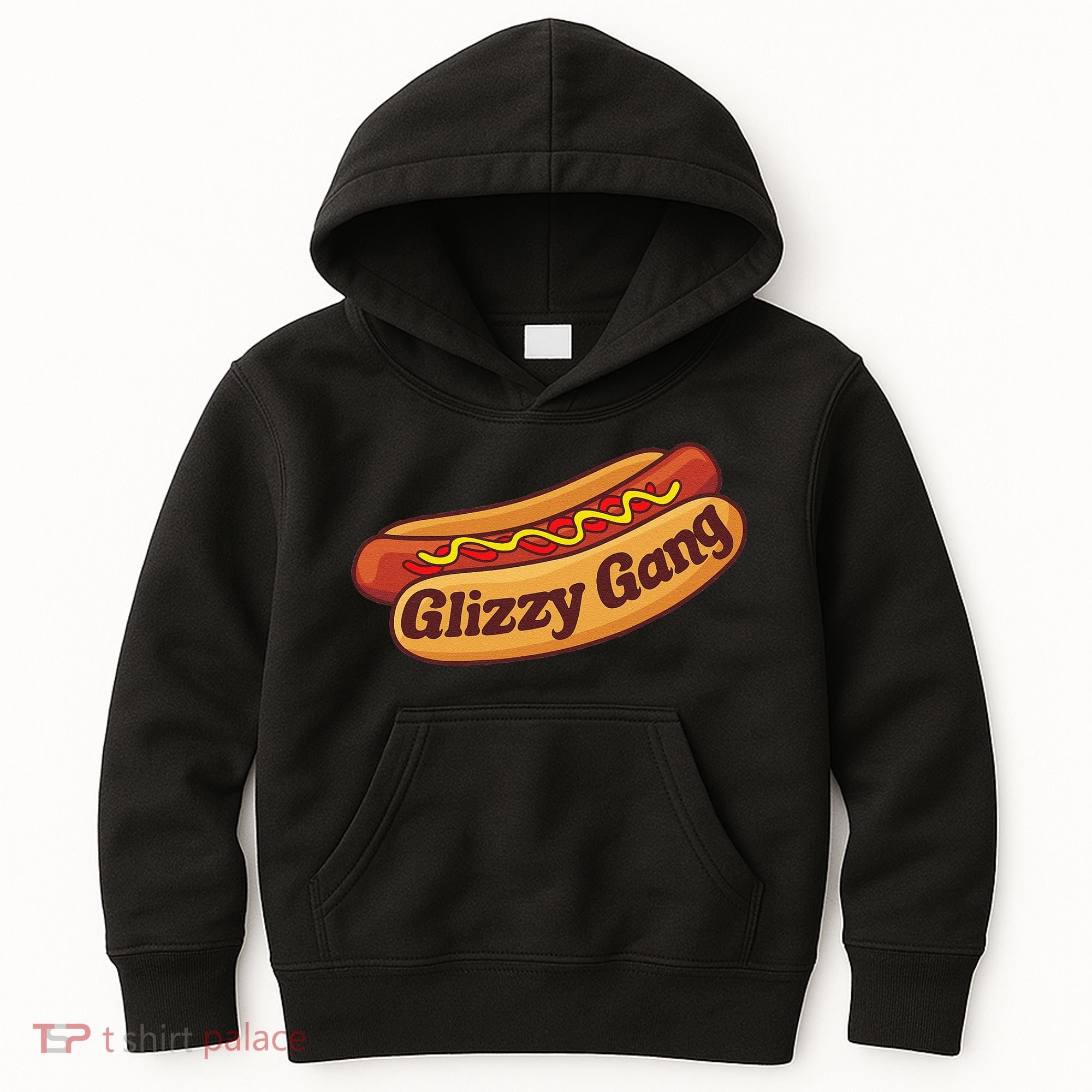 Glizzy Gang Gladiator Gobbler Funny Hot Dog Kids Hoodie