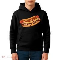 Glizzy Gang Gladiator Gobbler Funny Hot Dog Kids Hoodie thumb 4