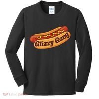 Glizzy Gang Gladiator Gobbler Funny Hot Dog Kids Long Sleeve Shirt thumb 0