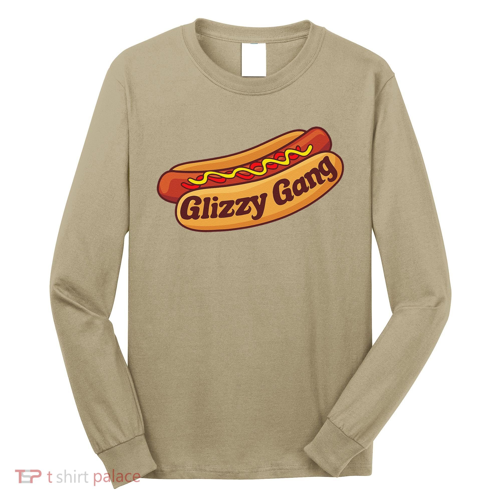 Glizzy Gang Gladiator Gobbler Funny Hot Dog Long Sleeve Shirt