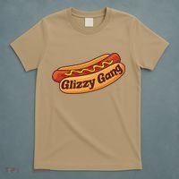 Glizzy Gang Gladiator Gobbler Funny Hot Dog T-Shirt thumb 5