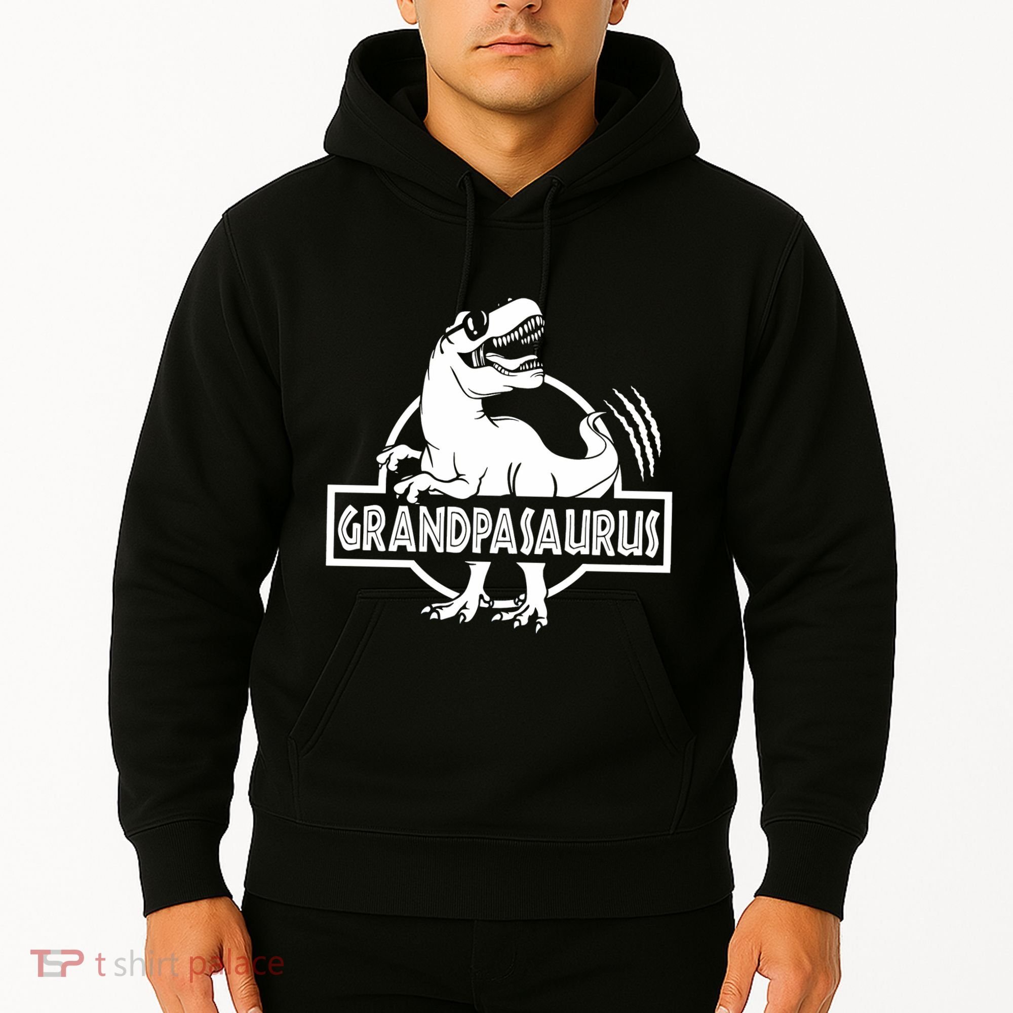 Grandpasaurus Grandfather Grandpa Pop Pop Trex Dinosaur Sweat Hoodie