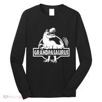 Grandpasaurus Grandfather Grandpa Pop Pop Trex Dinosaur Sweat Long Sleeve Shirt thumb 0