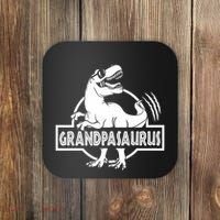 Grandpasaurus Grandfather Grandpa Pop Pop Trex Dinosaur Sweat Coaster thumb 0